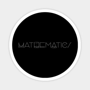 Mathematics - 3D Geometry (white tex) Magnet